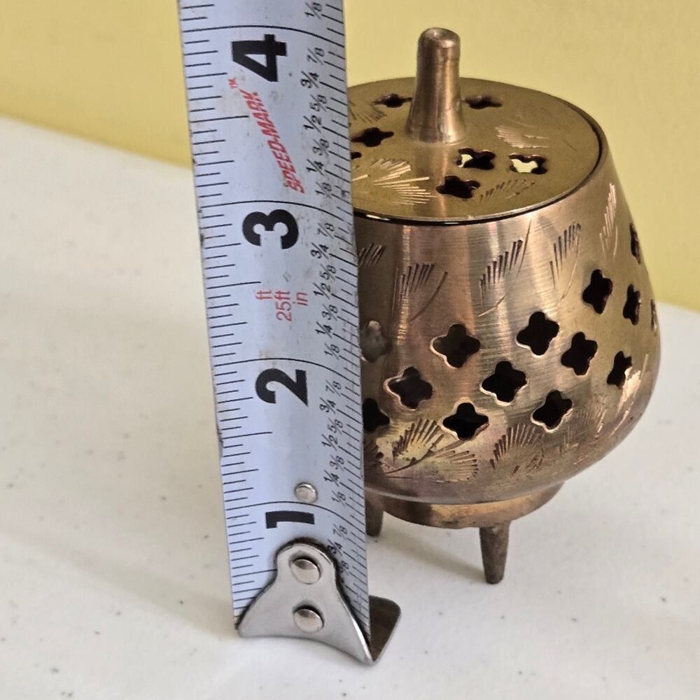 Brass incense‎ Small burner - Picture 4 of 6